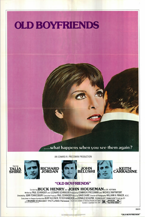old boyfriends 1979 one sheet poster folded
